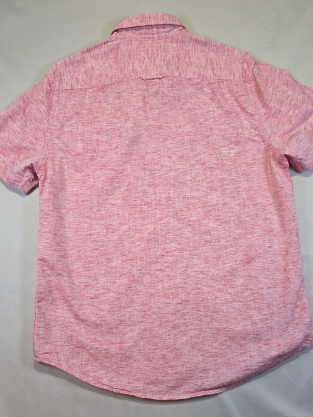 Denim & Flower Men's Large Button Up Shirt Ricky Singh Light Pink Cotton Blend - Picture 14 of 14